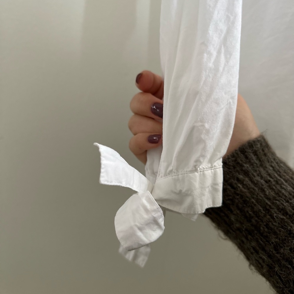 Madewell long sleeve WHITE cotton shirt - Picture 6 of 6